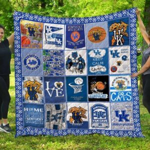 Kentucky Wildcats Quilt Blanket