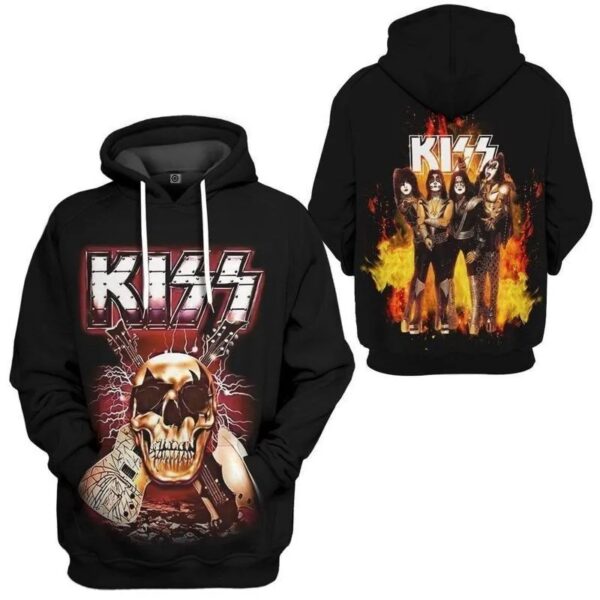 Kiss Hoodie Zip Hoodie 3D