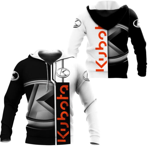 Kubota Hoodie Zip Hoodie 3D