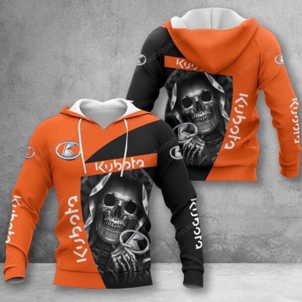 Kubota Hoodie Zip Hoodie 3D 3