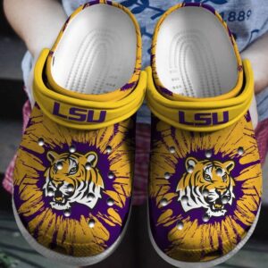 LSU Tigers Crocs 2