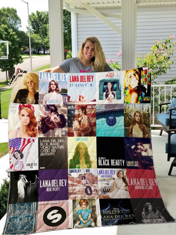 Lana Del Rey Quilt Blanket 3