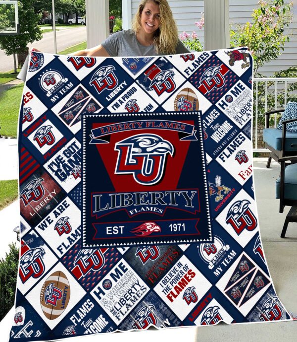 Liberty Flames Quilt Blanket 1