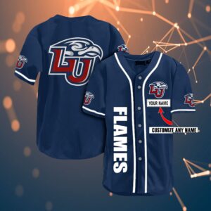 Liberty Flames Baseball Jersey 1