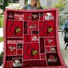 Louisville Cardinals Quilt Blanket 2