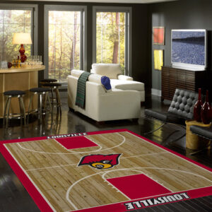 Louisville Cardinals Rug 1