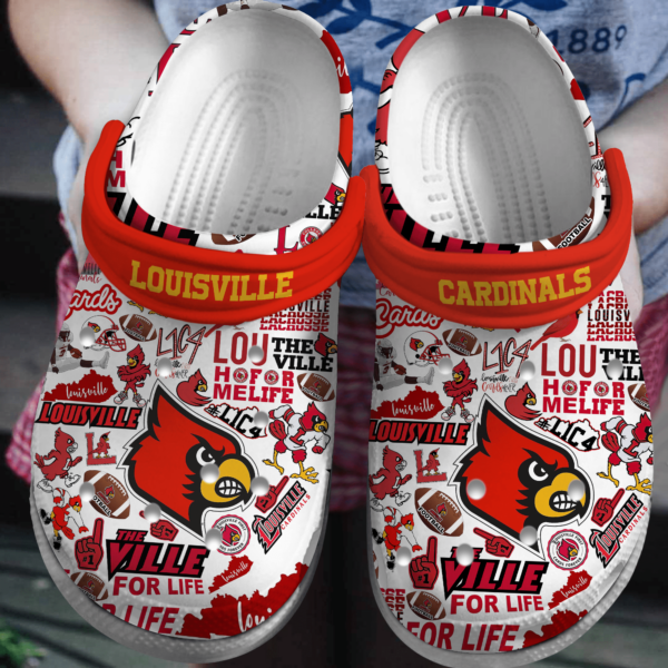 Louisville Cardinals Crocs 2