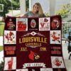 Louisville Cardinals Quilt Blanket 1