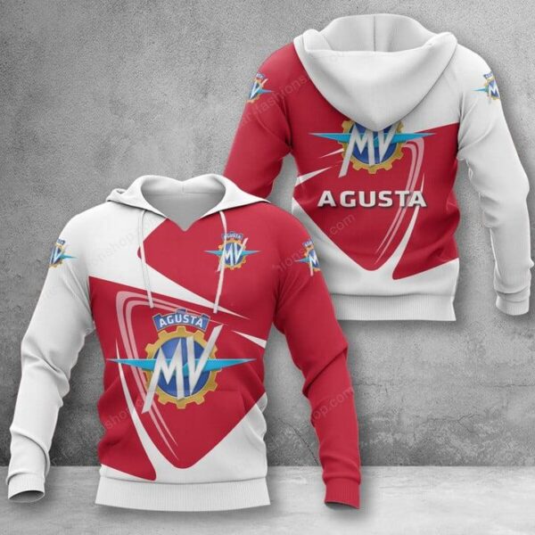 MV Agusta Hoodie Zip Hoodie 3D 2