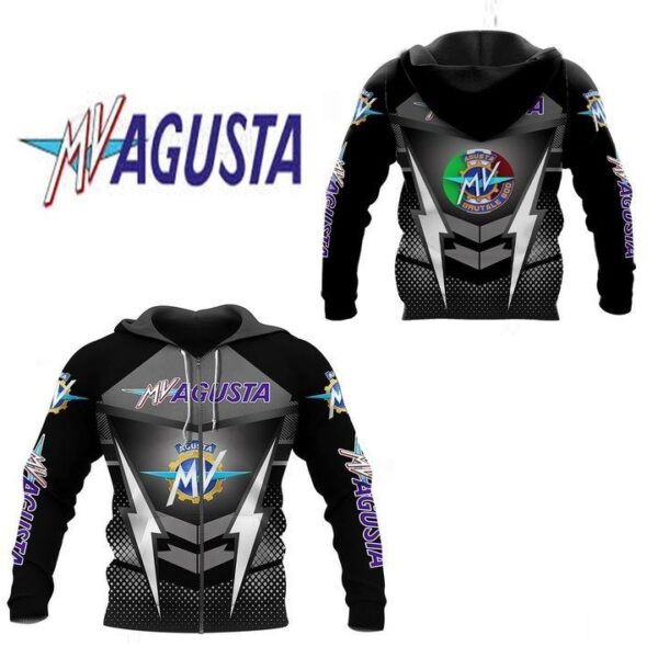 MV Agusta Hoodie Zip Hoodie 3D 3