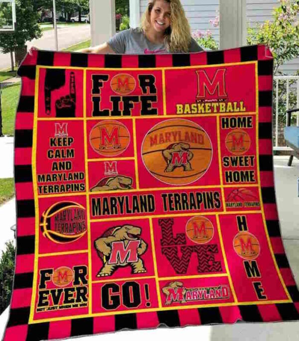 Maryland Terrapins Quilt Blanket 1