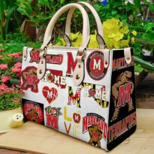 Maryland Terrapins Leather Handbag 1