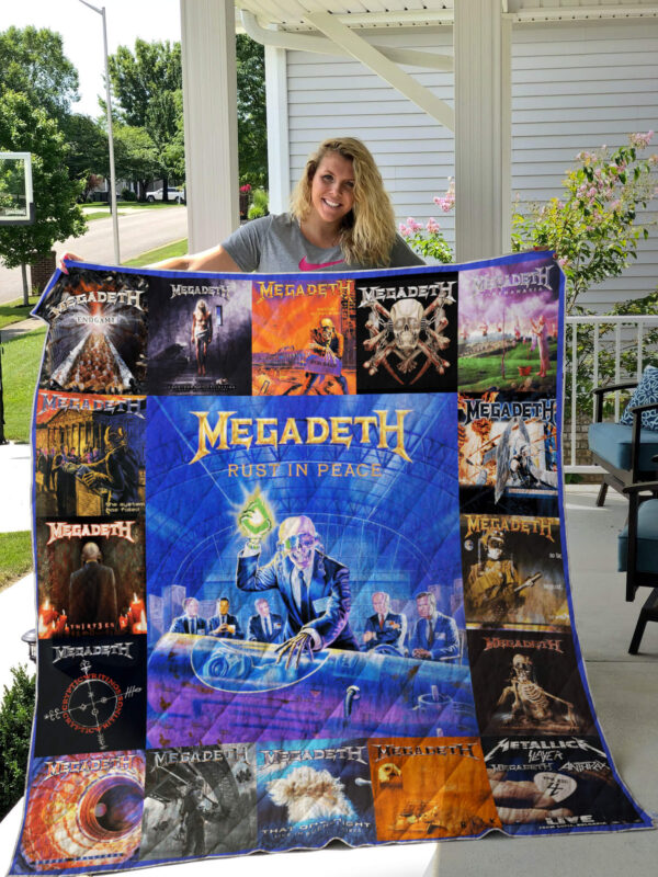 Megadeth Quilt Blanket 3