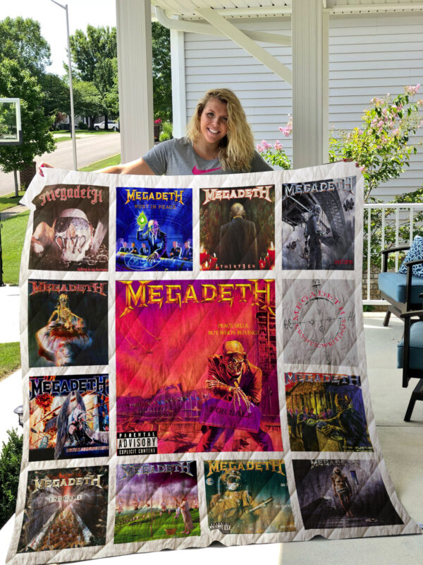 Megadeth Quilt Blanket 4