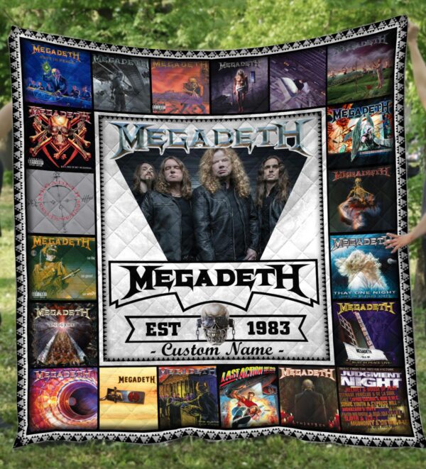 Megadeth Quilt Blanket 5