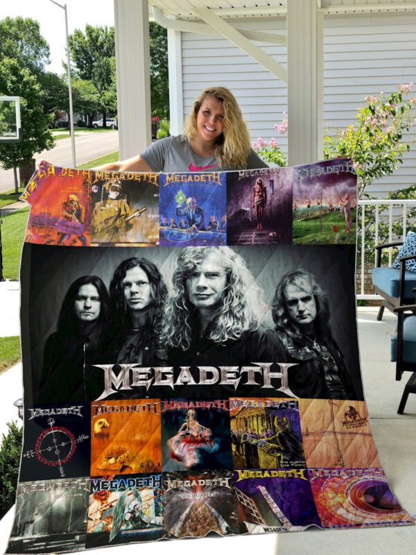 Megadeth Quilt Blanket 1