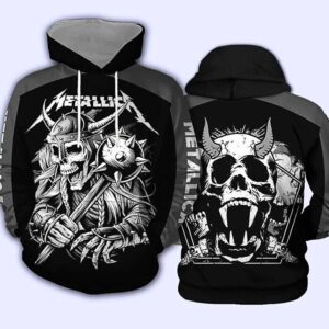 Metallica Hoodie Zip Hoodie 3D 1