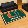 Miami Hurricanes Rug 1