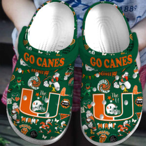 Miami Hurricanes Crocs 3