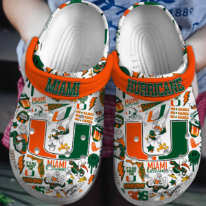 Miami Hurricanes Crocs 1