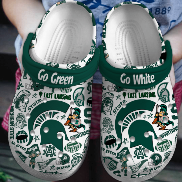 Michigan State Spartans Crocs 1