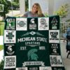 Michigan State Spartans Quilt Blanket