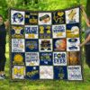 Michigan Wolverines Quilt Blanket 3