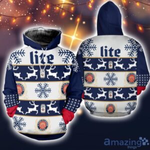 Miller Lite Hoodie Zip Hoodie 3D