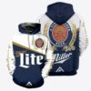 Miller Lite Hoodie Zip Hoodie 3D 1