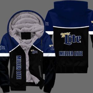 Miller Lite Fleece Zipper Hoodie