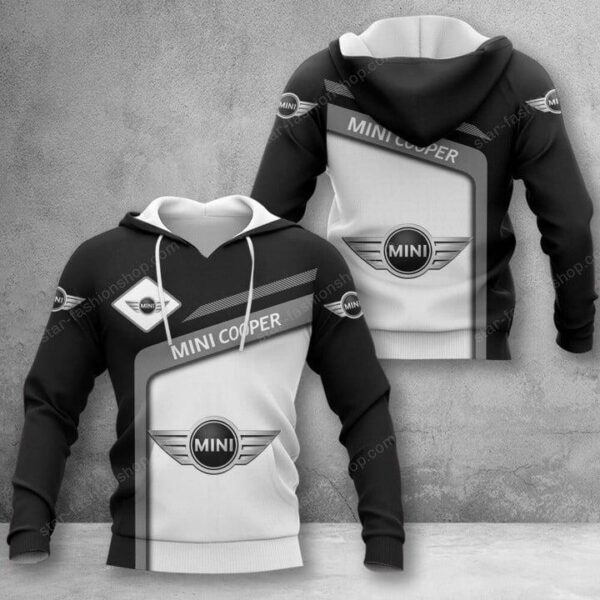 Mini Cooper Hoodie Zip Hoodie 3D