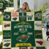 Minnesota Wild Quilt Blanket 3