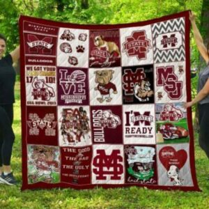 Mississippi State Bulldogs Quilt Blanket