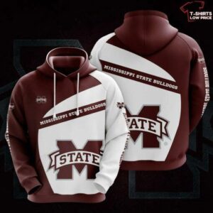 Mississippi State Bulldogs Hoodie Zip Hoodie 3D