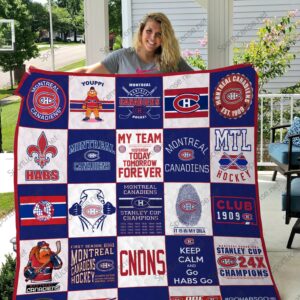 Montreal Canadiens Quilt Blanket 2