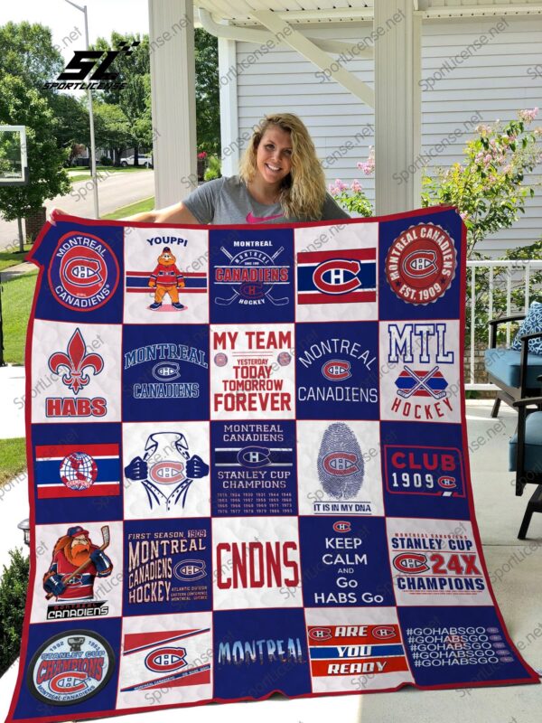 Montreal Canadiens Quilt Blanket 2