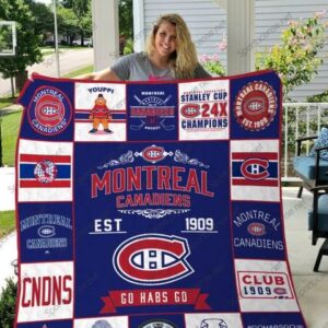 Montreal Canadiens Quilt Blanket 1