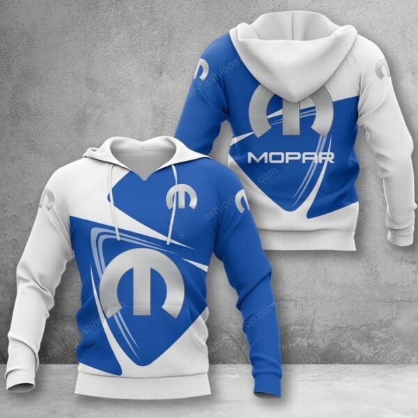 Mopar Hoodie Zip Hoodie 3D 3