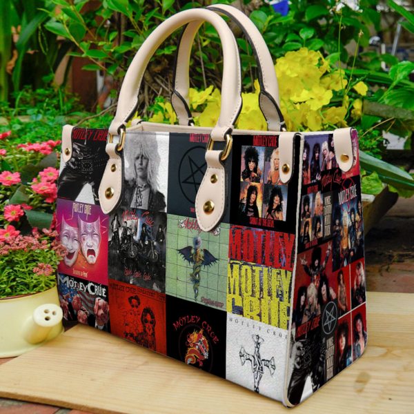 Motley Crue Leather Handbag