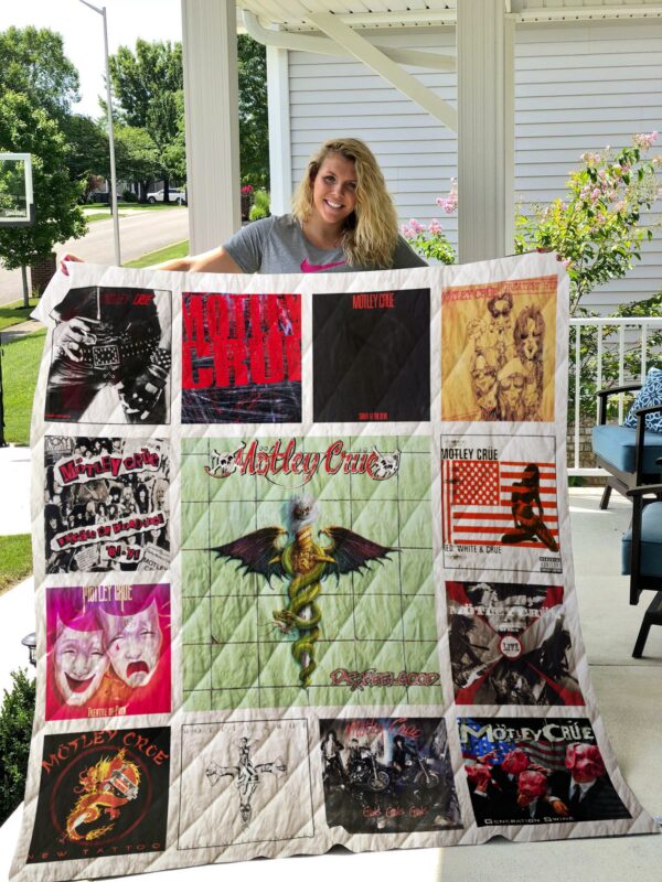 Motley Crue Quilt Blanket 1