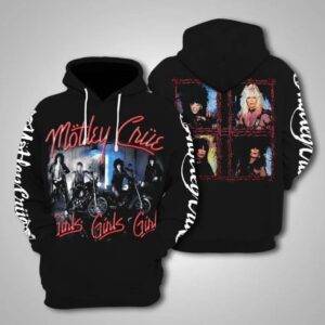 Motley Crue Hoodie Zip Hoodie 3D