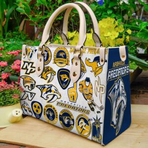 Nashville Predators Leather Handbag