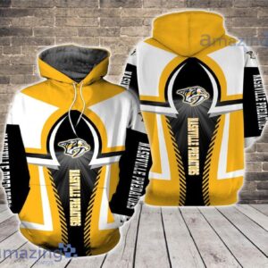 Nashville Predators Hoodie Zip Hoodie 3D