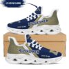 Navy Midshipmen Custom Name Max Soul Shoes