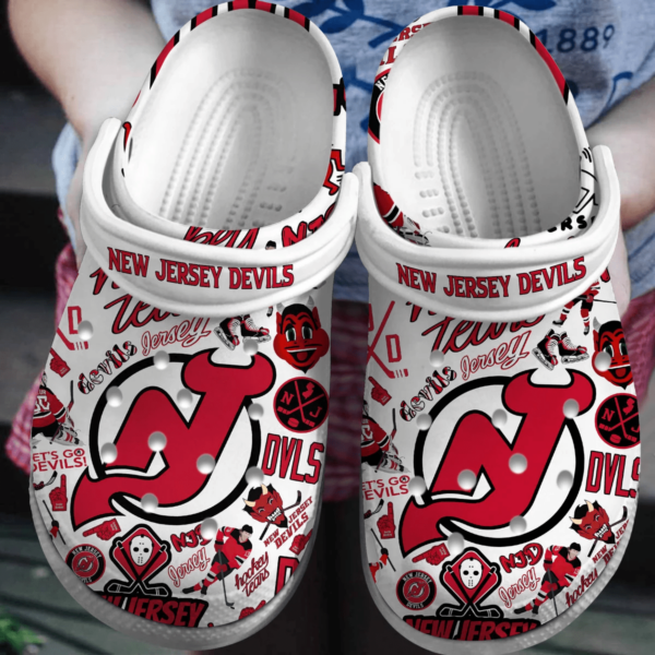 New Jersey Devils Crocs 3