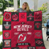 New Jersey Devils Quilt Blanket 1