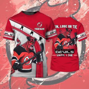 New Jersey Devils T Shirt 3D