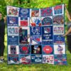 New York Rangers Quilt Blanket 3