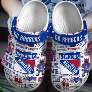 New York Rangers Crocs 4