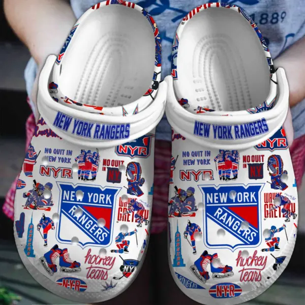 New York Rangers Crocs 1